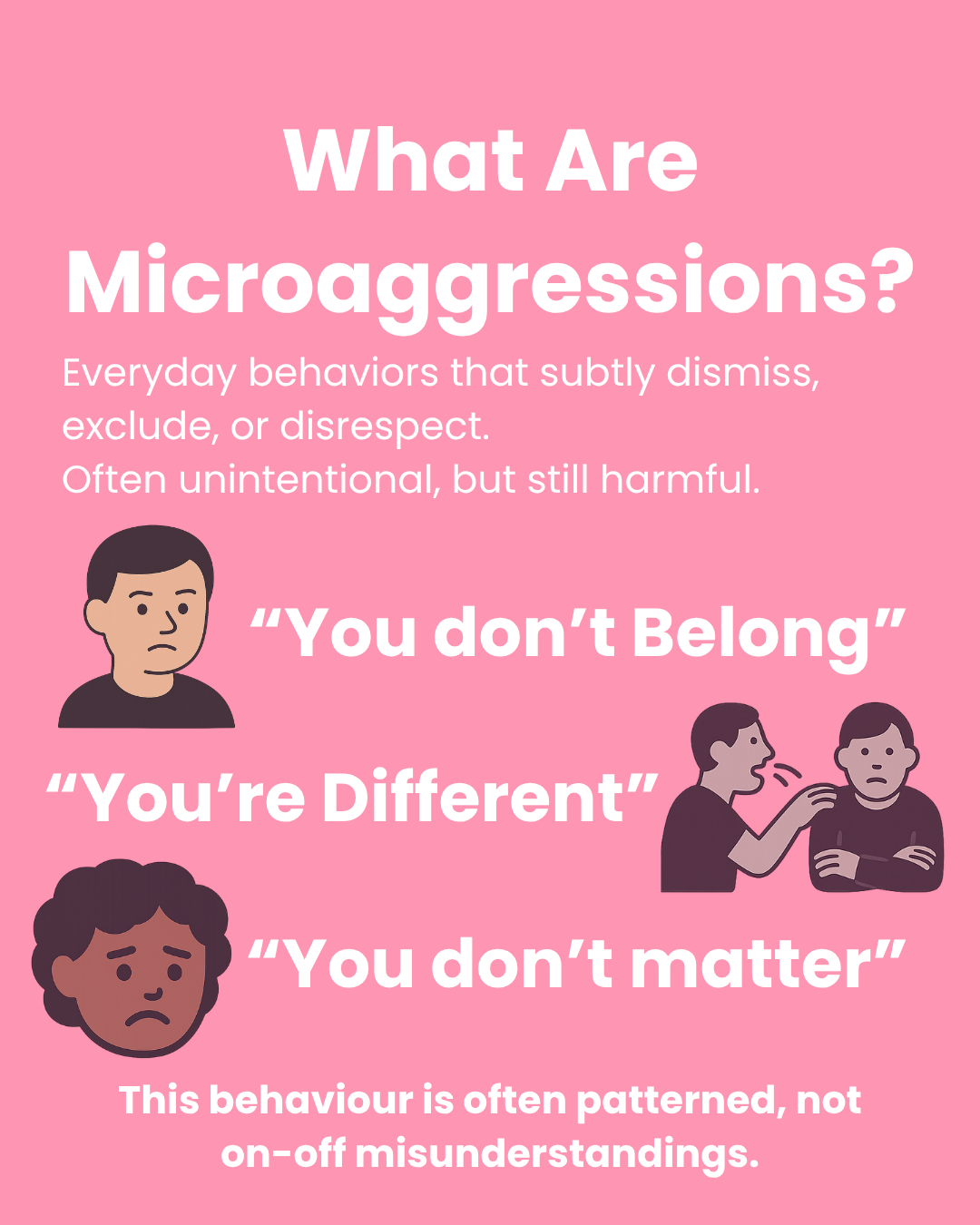 What are micro aggression?